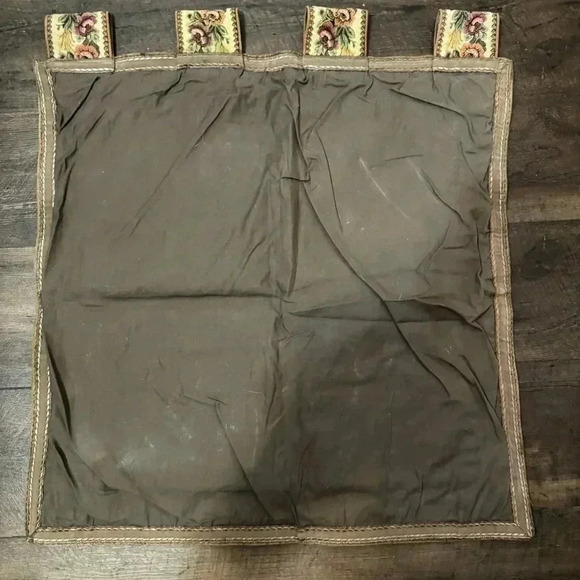 Vintage needlepoint tapestry  French pictorial art Victorian romance art nouveau - Picture 5 of 6